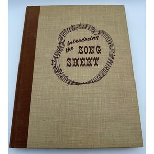 Introducing the Song Sheet Helen Westin 1976 Thomas Nelson Hardcover Music Book